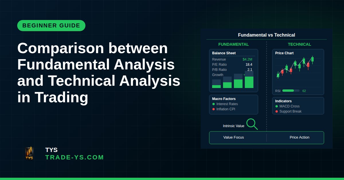 Comparison between Fundamental Analysis and Technical Analysis in Trading