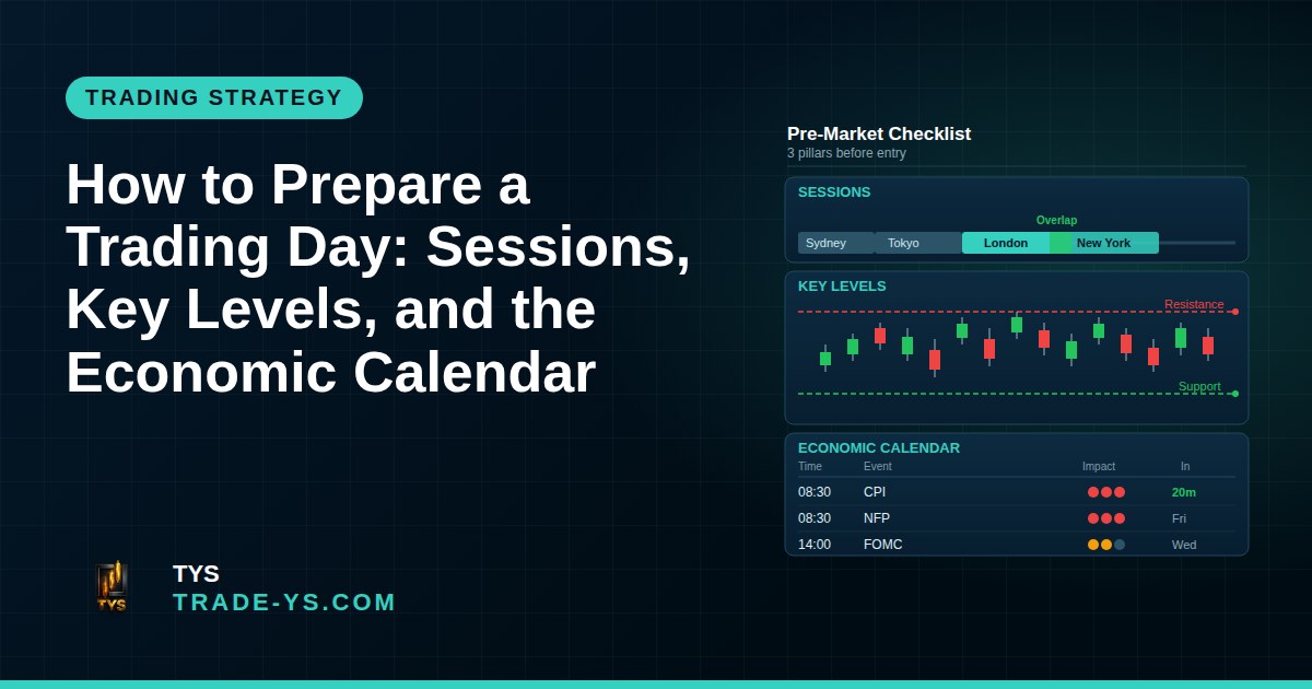 How to Prepare a Trading Day: Sessions, Key Levels, and the Economic Calendar