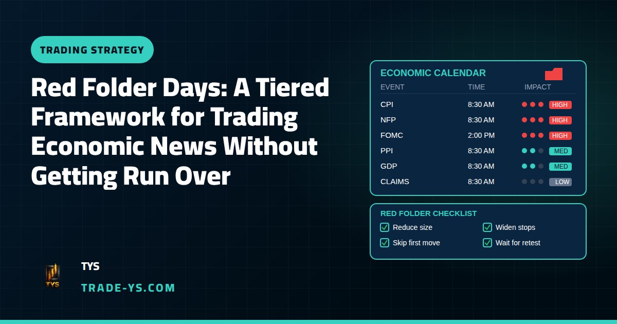 Red Folder Days: A Tiered Framework for Trading Economic News Without Getting Run Over