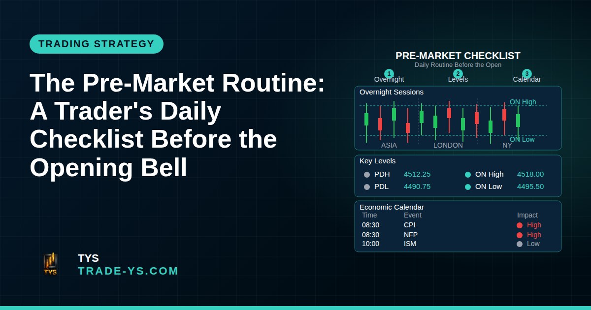 The Pre-Market Routine: A Trader's Daily Checklist Before the Opening Bell