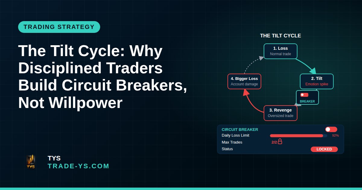 The Tilt Cycle: Why Disciplined Traders Build Circuit Breakers, Not Willpower