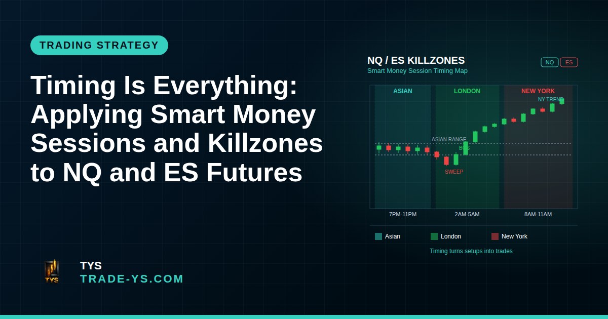 Timing Is Everything: Applying Smart Money Sessions and Killzones to NQ and ES Futures